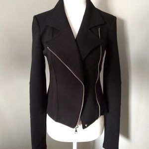 Express Stretch Knit Motorcycle Jacket - XS